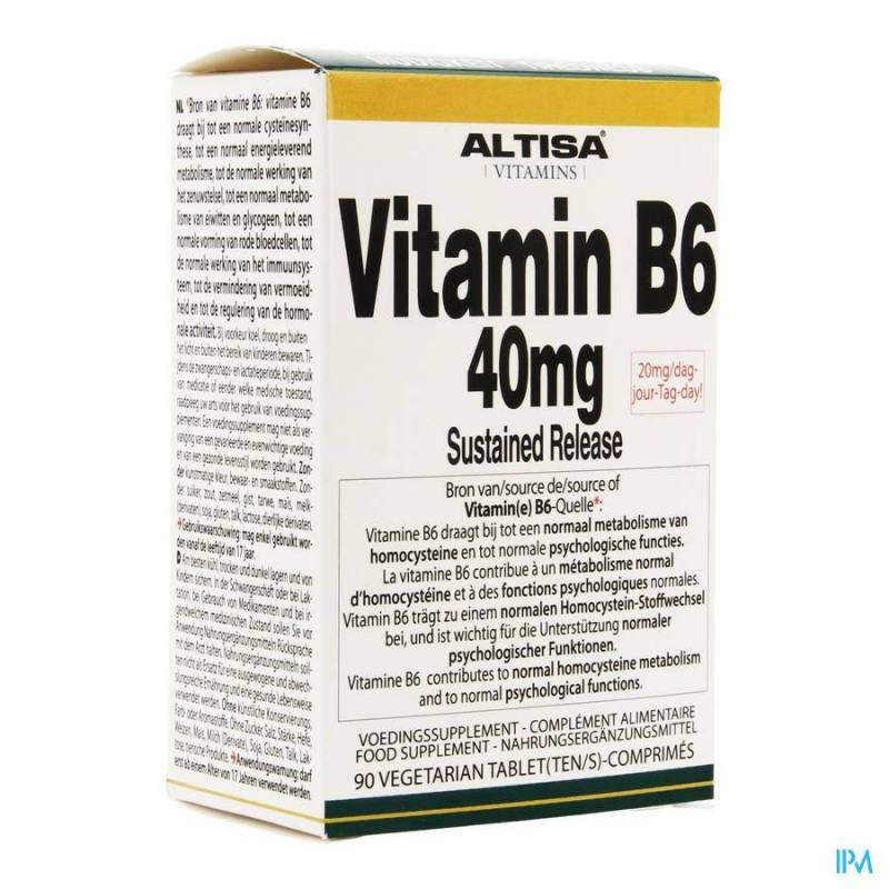 Altisa Vit B6 40mg Sustained Release Tabl 90