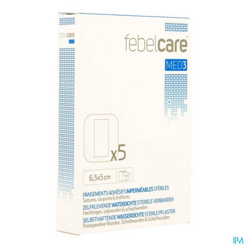 Febelcare Med3 Verb.zelfkl Ster.wtp 6,5x 5,0cm 5