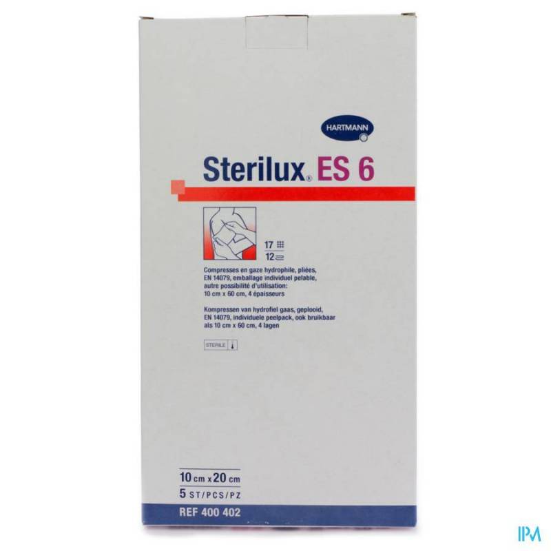Sterilux Es6 Kp Ster 12pl 10,0x20,0cm 5 4004024