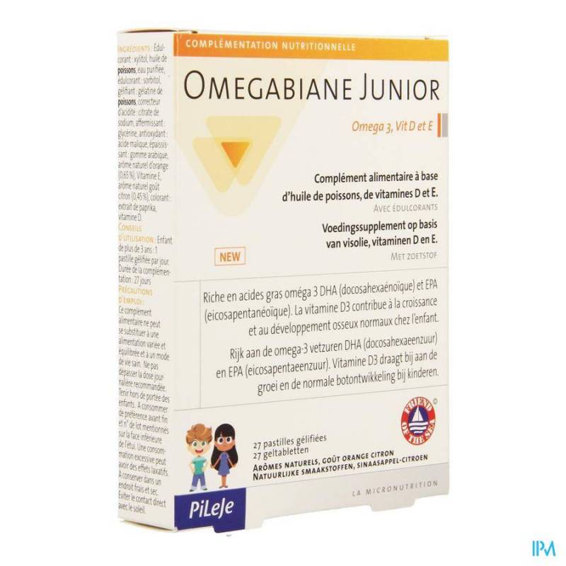 Omegabiane Junior Pastilles 27