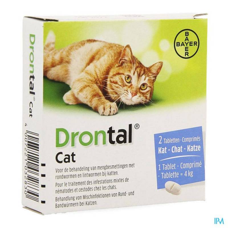 Drontal Katten Ontworming 2 Tabletten