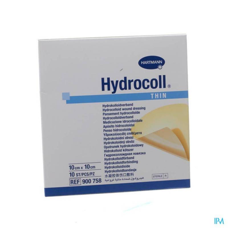 Hydrocoll Thin 10x10cm 10 9007582