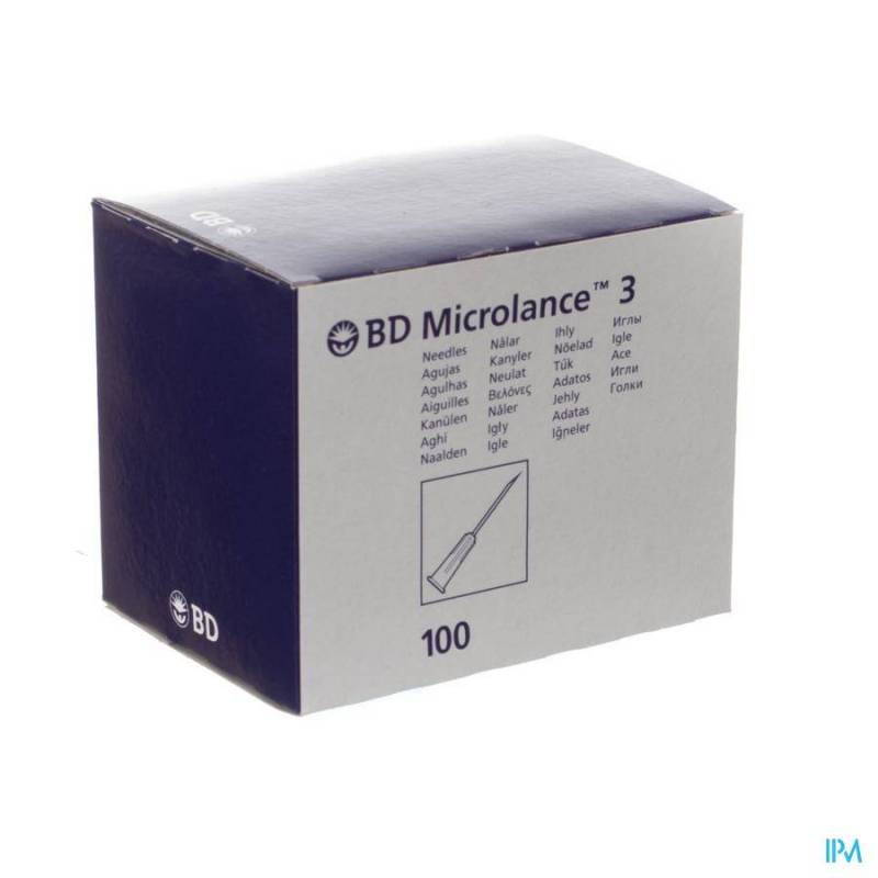 BD MICROLANCE 3 AIG.24G 1 RB 0,55X25MM LAVANDE 100