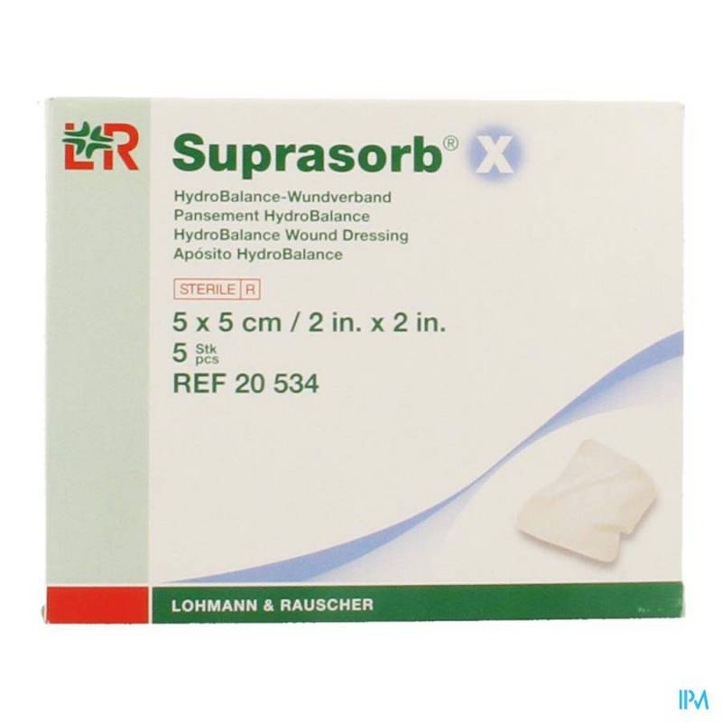 SUPRASORB X CP CELLULOSE STER 5X 5CM 5 20534