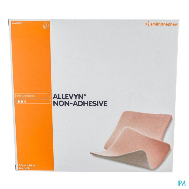 ALLEVYN NON ADH PANS HYDROCEL. 20X20CM 3 66000092