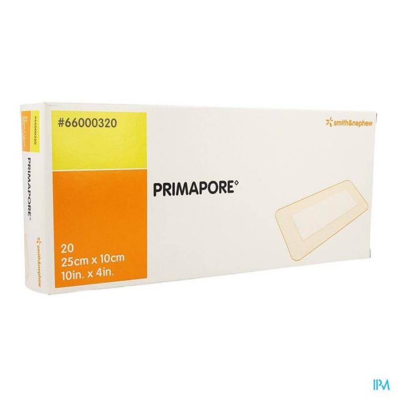 PRIMAPORE S&N PANS POST-OP 25CMX10CM 20 66000320