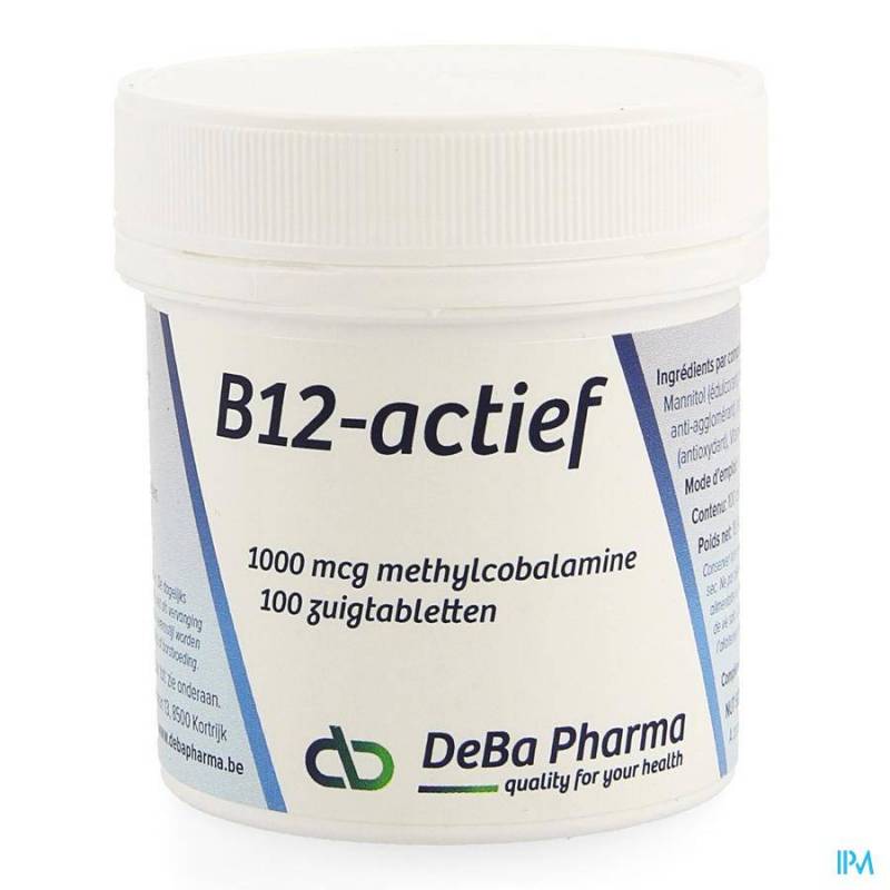 Vitamine B12 1000mcg Methylcobalamine Zuigtabl 100