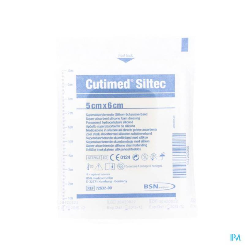 CUTIMED SILTEC CP STERIL 5,0X 6,0CM 1 7328500
