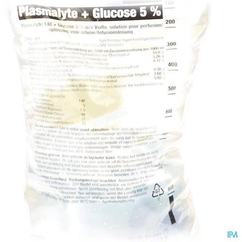 Bx Plasmalyte 148+glucose5% Viaflo 20 Za 500ml Iv