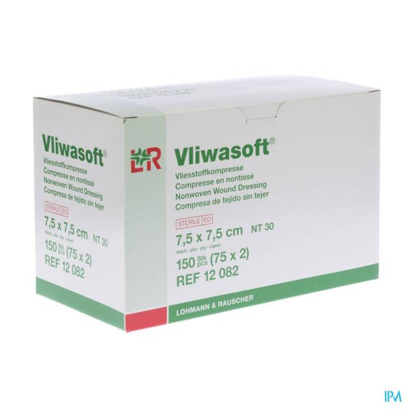 VLIWASOFT CP STER N/TIS.30G 7,5X 7,5CM 75X2 12082