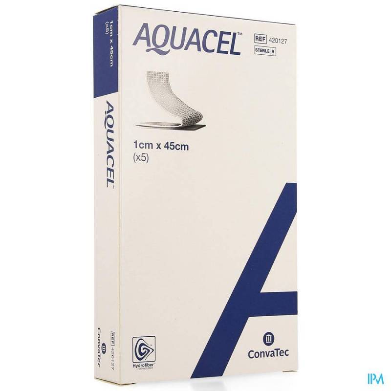 Aquacel Verb Hydrofiber+versterking 1x45cm 5