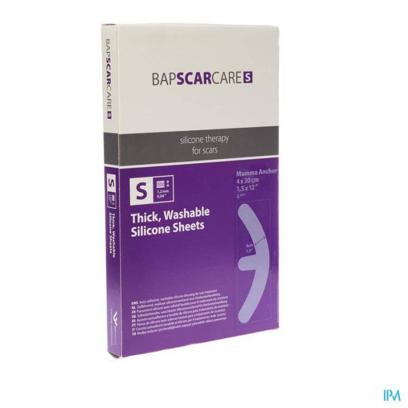 Bap Scar Care S Silicoonverb Adh 4x 30cm 2 Paar