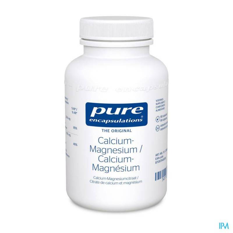 Pure Encapsulations Calcium-magnesiumcitr.caps 90