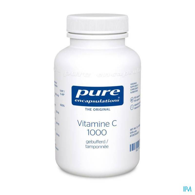 Pure Encapsulations Vitamine C 1000 Gebufferd 90 Capsules