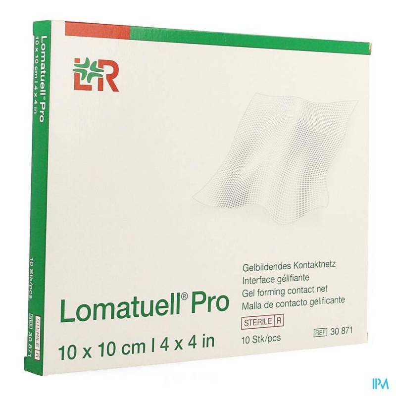 LOMATUELL PRO COMPRESSE STER 10X10CM 10 30871