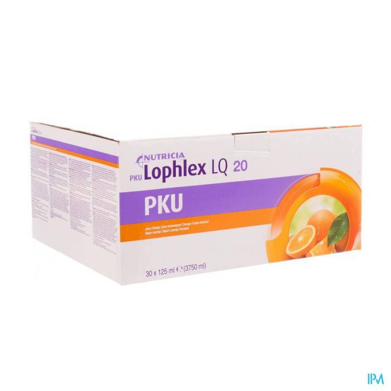Pku Lophlex Lq 20 Juicy Orange 30x125ml