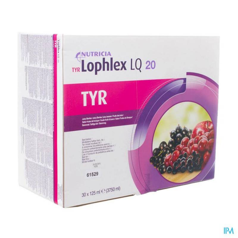 TYR LOPHLEX LQ 20 JUICY FRUITS DES BOIS 30X125ML