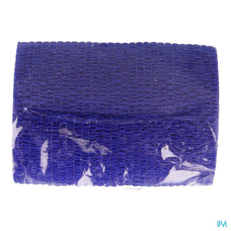 BANDE COHESIVE BLEU 7,5CMX4,5M COVARMED