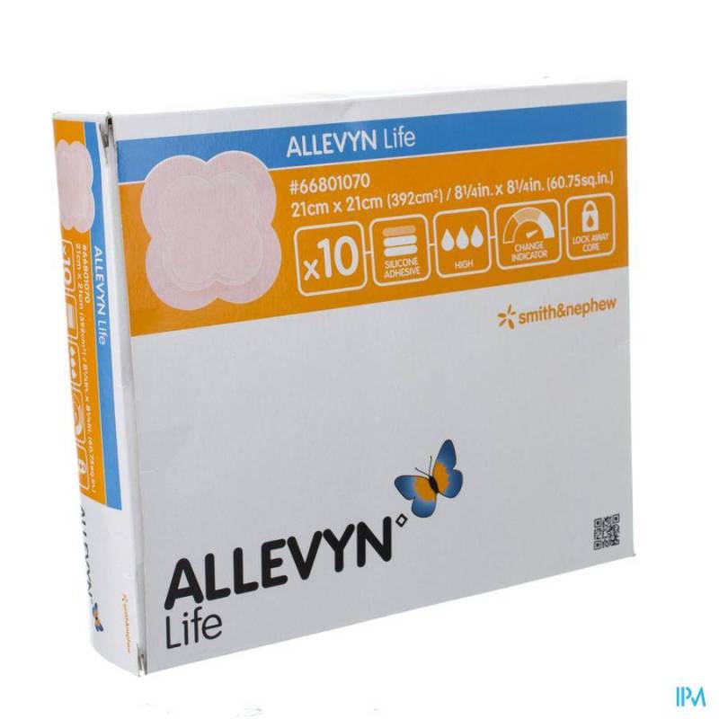 ALLEVYN LIFE PANS 21,0X21,0CM 10 66801070