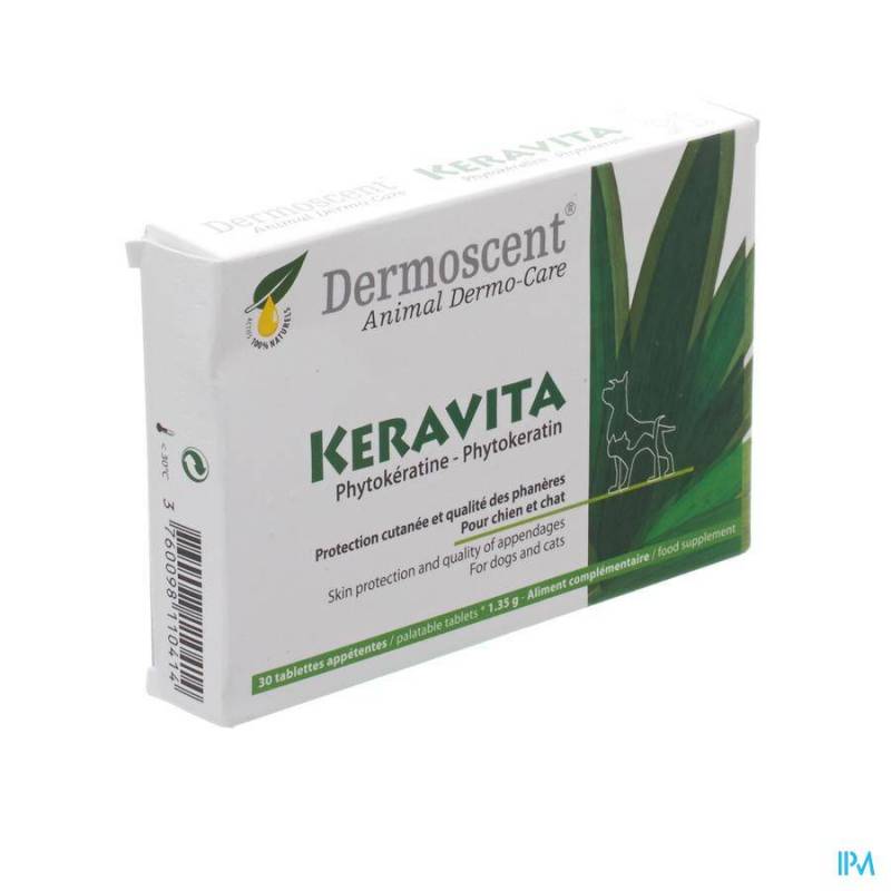 Dermoscent Keravita Hond&kat Tabletten 30