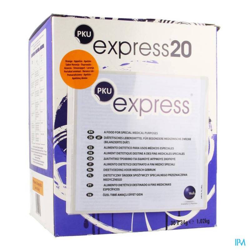 PKU EXPRESS 20 NON AROMATISE 30X34G