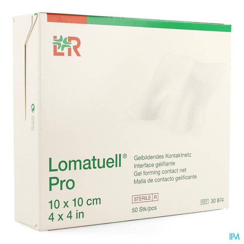 Lomatuell Pro Kompres Ster 10x10cm 50 30874