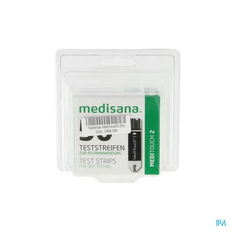 Gehoorzaam Sinewi onszelf Medisana Medi Touch2 Test Strips 50-Online apotheek-Pharmazone