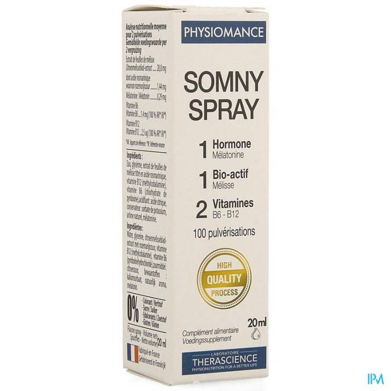 SOMNY SPRAY FL 20ML PHYSIOMANCE PHY292