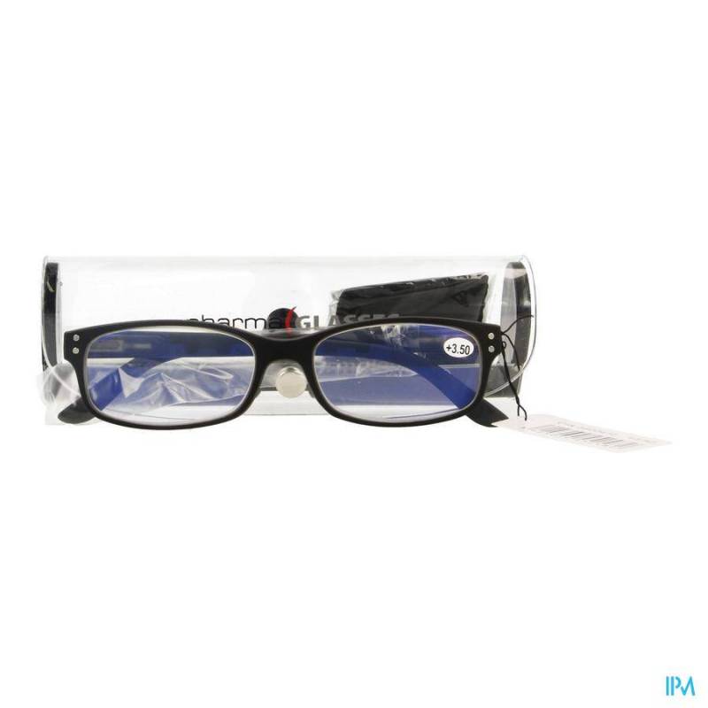 PHARMAGLASSES VISIONBLUE PC01 LUN.LECT.+3.50 BLACK