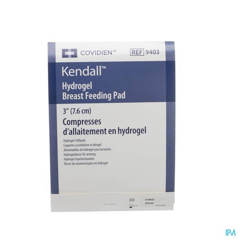 KENDALL CP ALLAITEMENT HYDROGEL DIAM.7,6CM 1 PAIRE