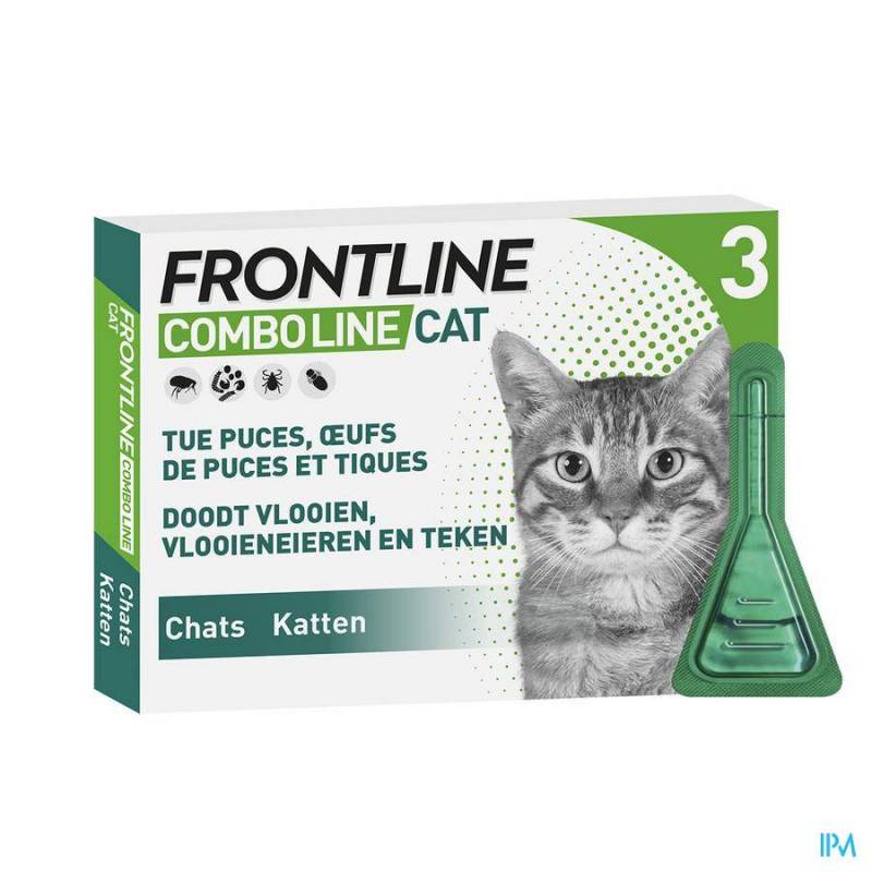 Frontline Combo Line Kat Vlooien/ Teken 3x0,5ml