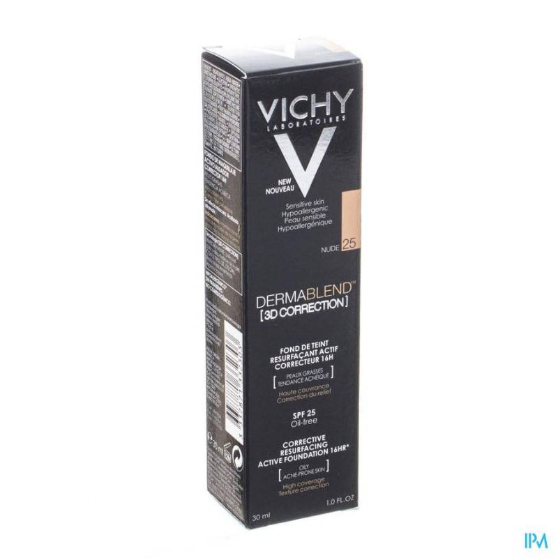 VICHY FDT DERMABLEND CORRECTION 3D 25 30ML