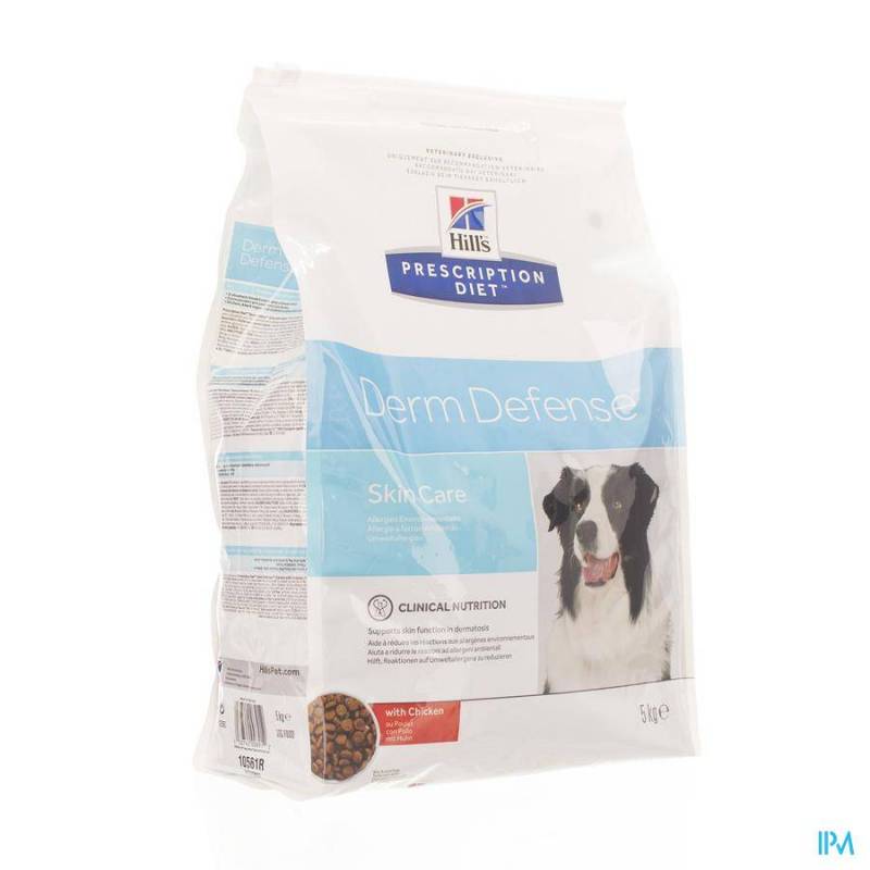 HILLS PRESCRIPTION DIET CANINE DERM DEFENSE 5KG-Pharmacie-Pharmazone
