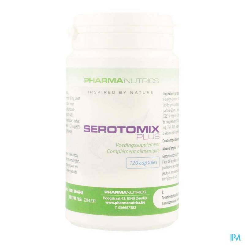 Serotomix Plus Vegetarian Capsules  120 Pharmanutrics