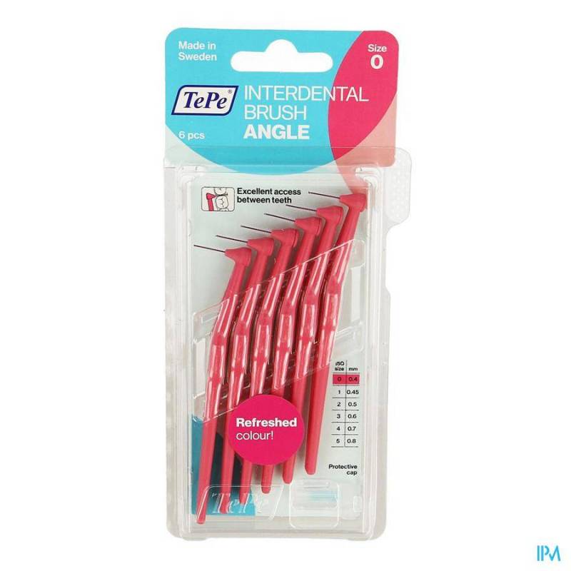 TEPE ANGLE INTERDENTAL RAGERS PINK 0,4MM 6 154610