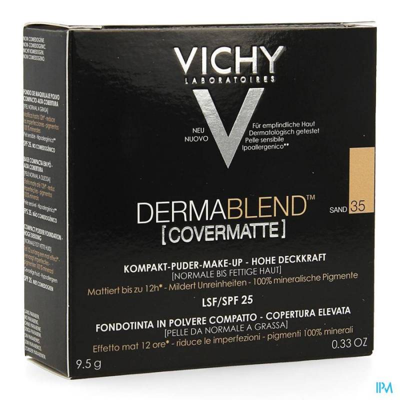 Vichy Dermablend Covermatte 35 Fond De Teint 9,5g