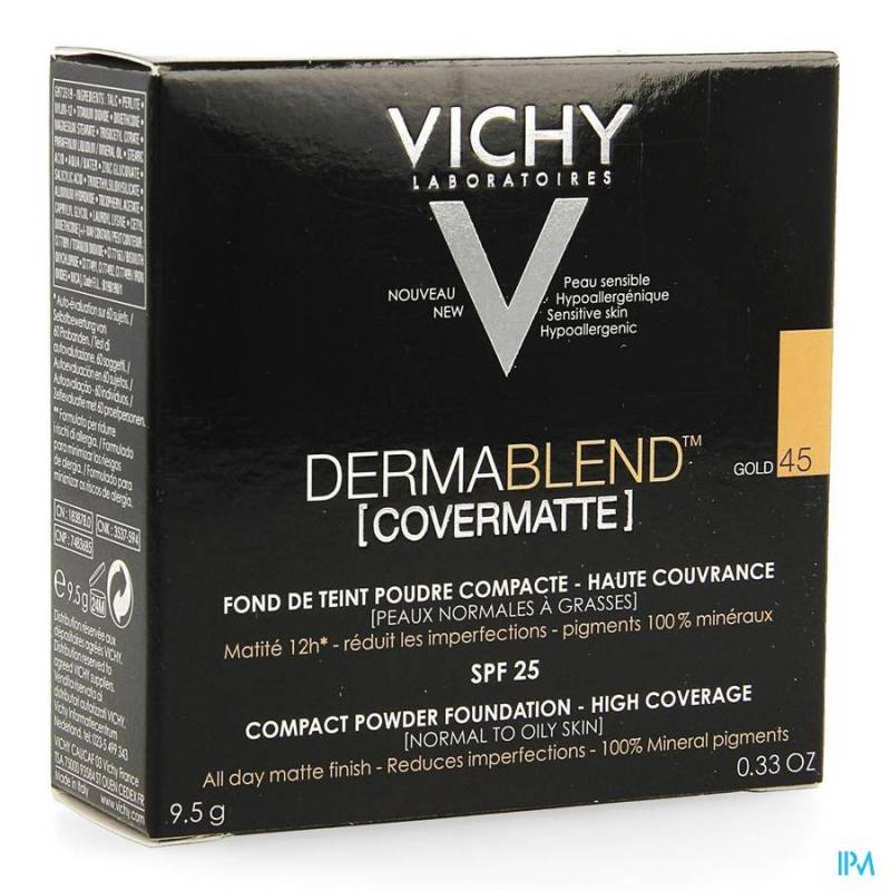 VICHY FDT DERMABLEND COVERMATTE 45 9,5G