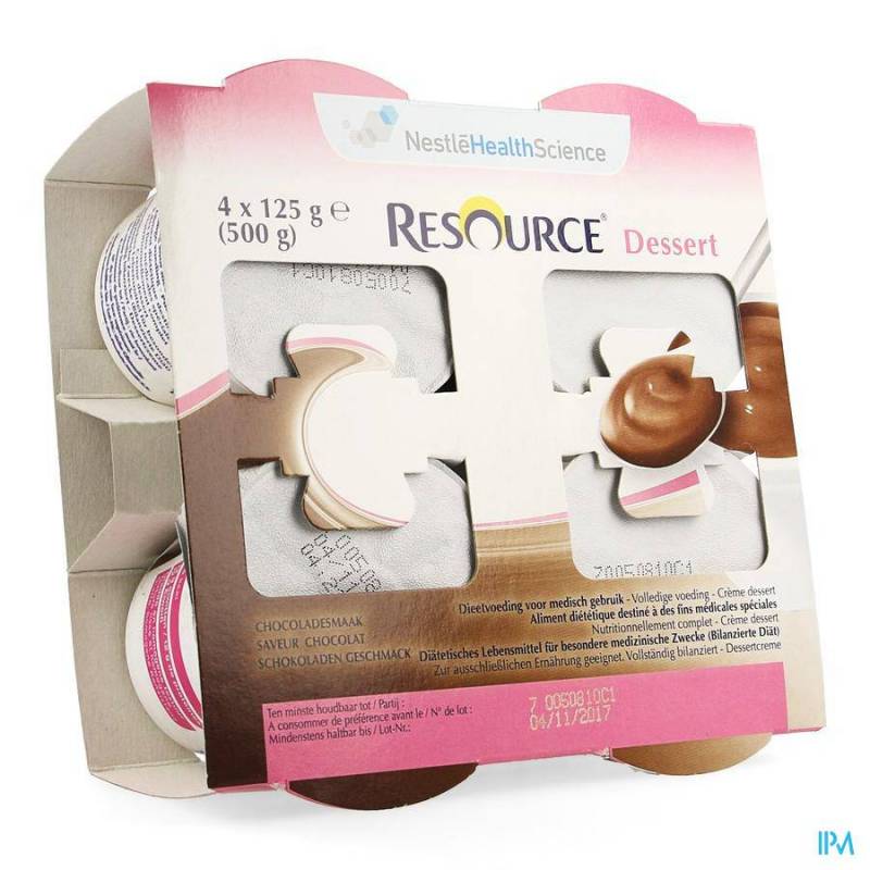 RESOURCE DESSERT COMPL. CHOCOLAT 4X125G 12326217