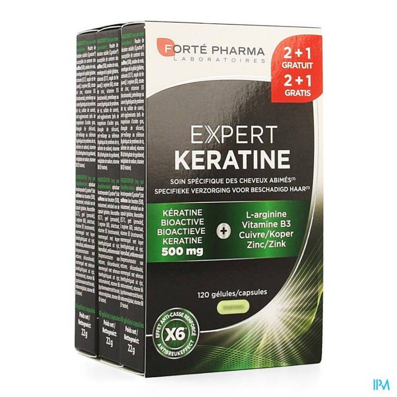 Forté Pharma Expert Keratine 120 Capsules 2+1 Gratis