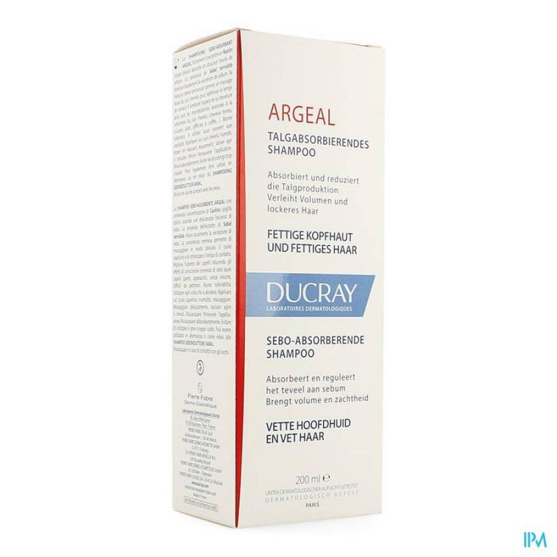 Ducray Argeal Talgabsorberende Shampoo 200ml