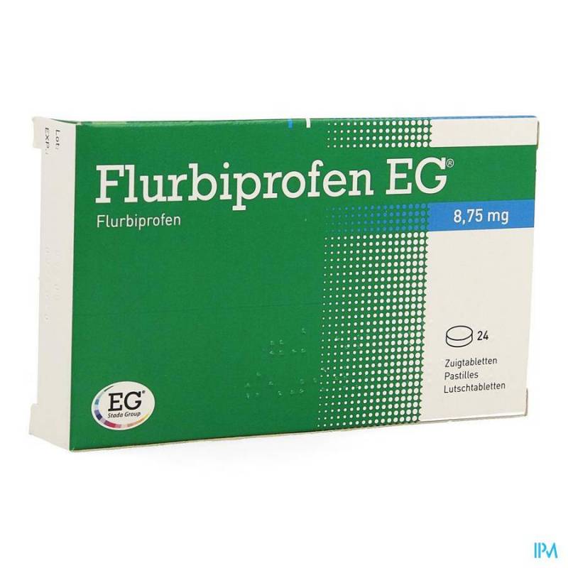 Flurbiprofen Eg 8,75mg Zuigtabletten 24  - Generisch