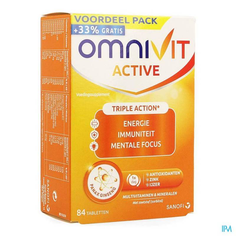 Omnivit Active 84 Tabletten