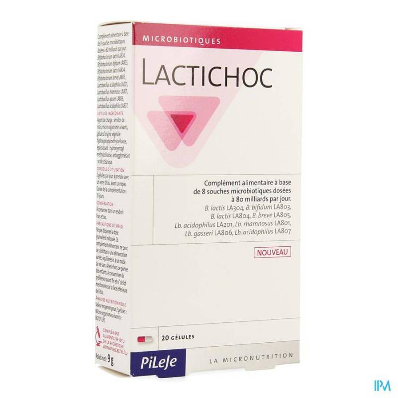 Lactichoc Caps 20