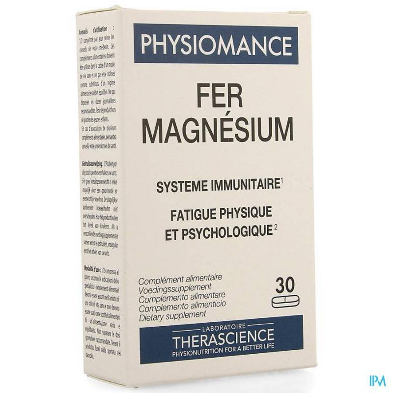 IJZER MAGNESIUM Tabletten 30 PHYSIOMANCE PHY273