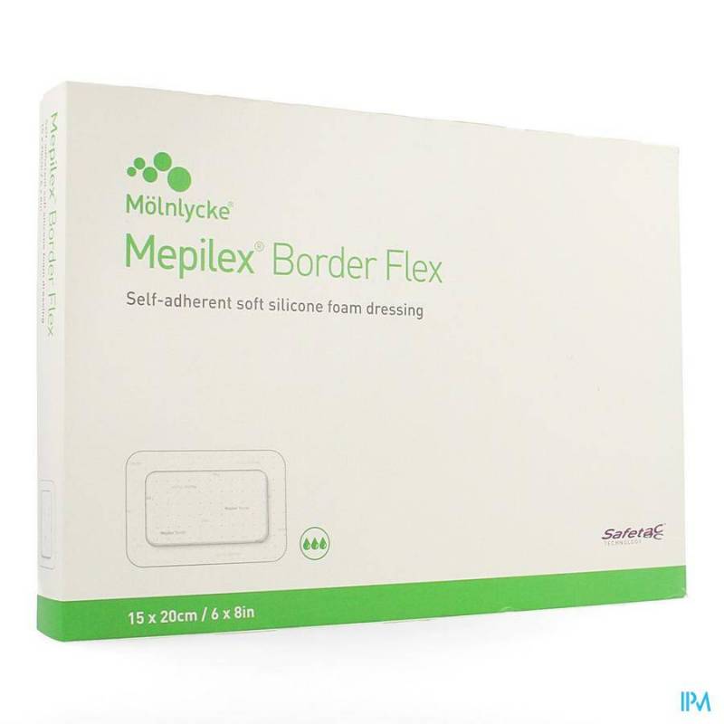 MEPILEX BORDER FLEX PANS 15X20CM 5 595600