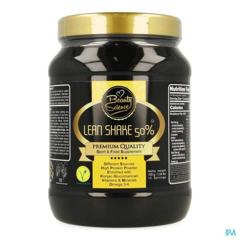 BEAUTY SCIENCE LEAN SHAKE 50% CAPUCCINO 453G