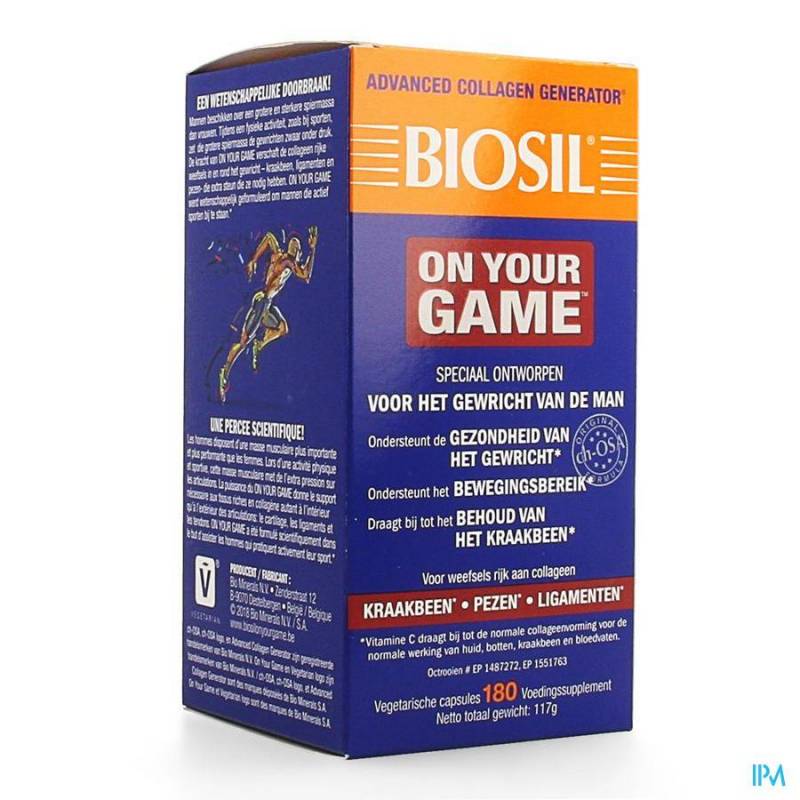 BioSil On Your Game 180 Capsules