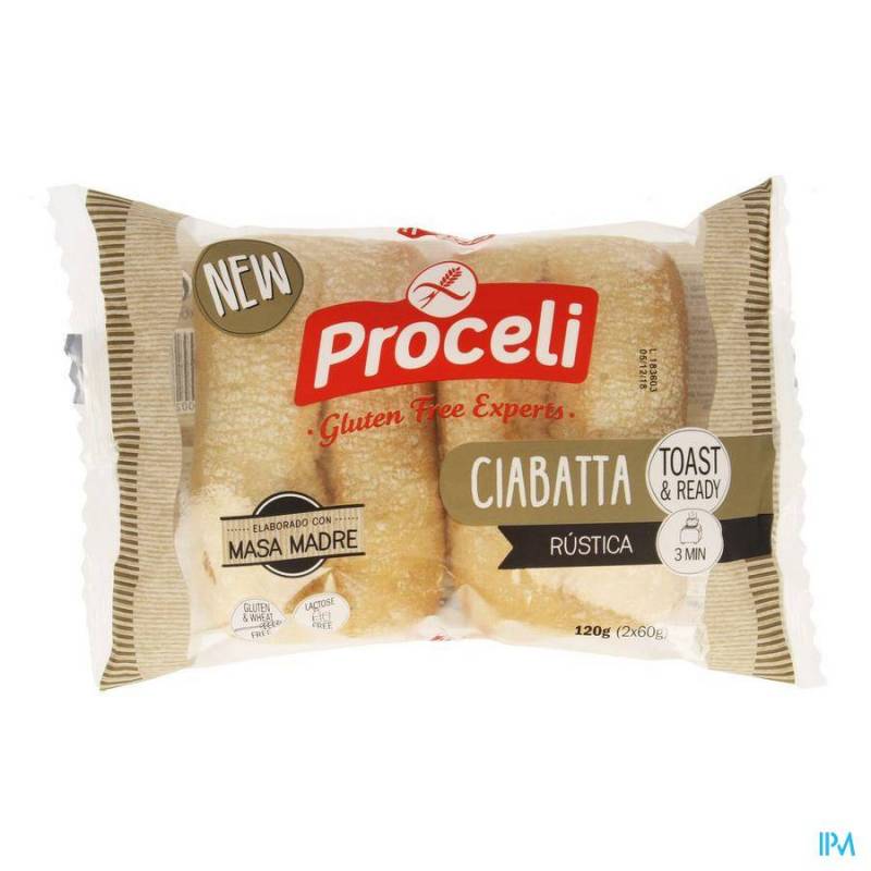 PROCELI CIABATTA RUSTICA 120G 2X60G