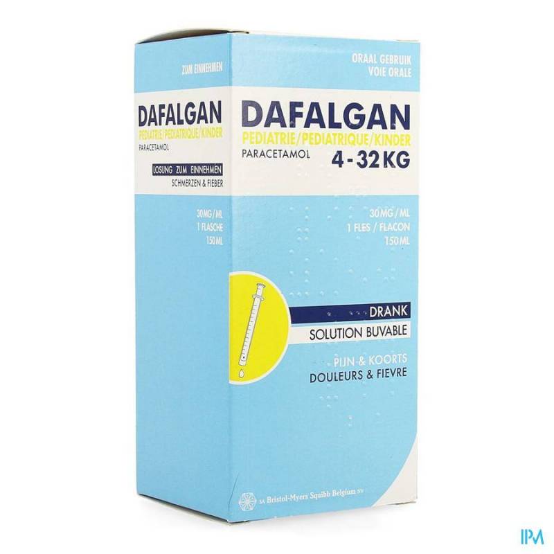 Dafalgan Pediatrie Siroop 30mg/ml 150ml