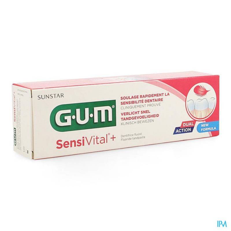 GUM SENSI VITAL + DENTIFRICE FLUORE 75ML 6070